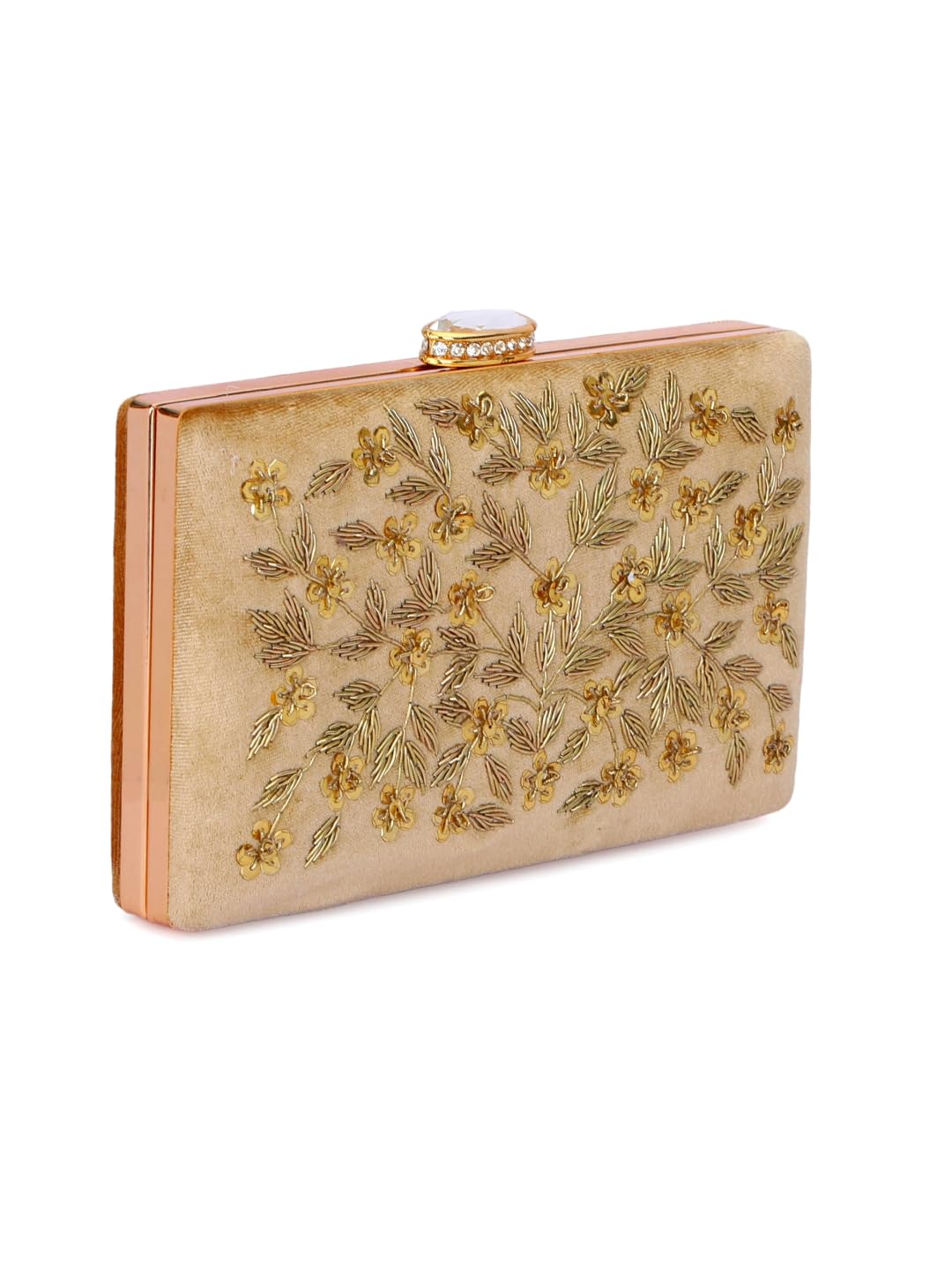 TOOBA Girl's Clutch (Gold Embroidered)