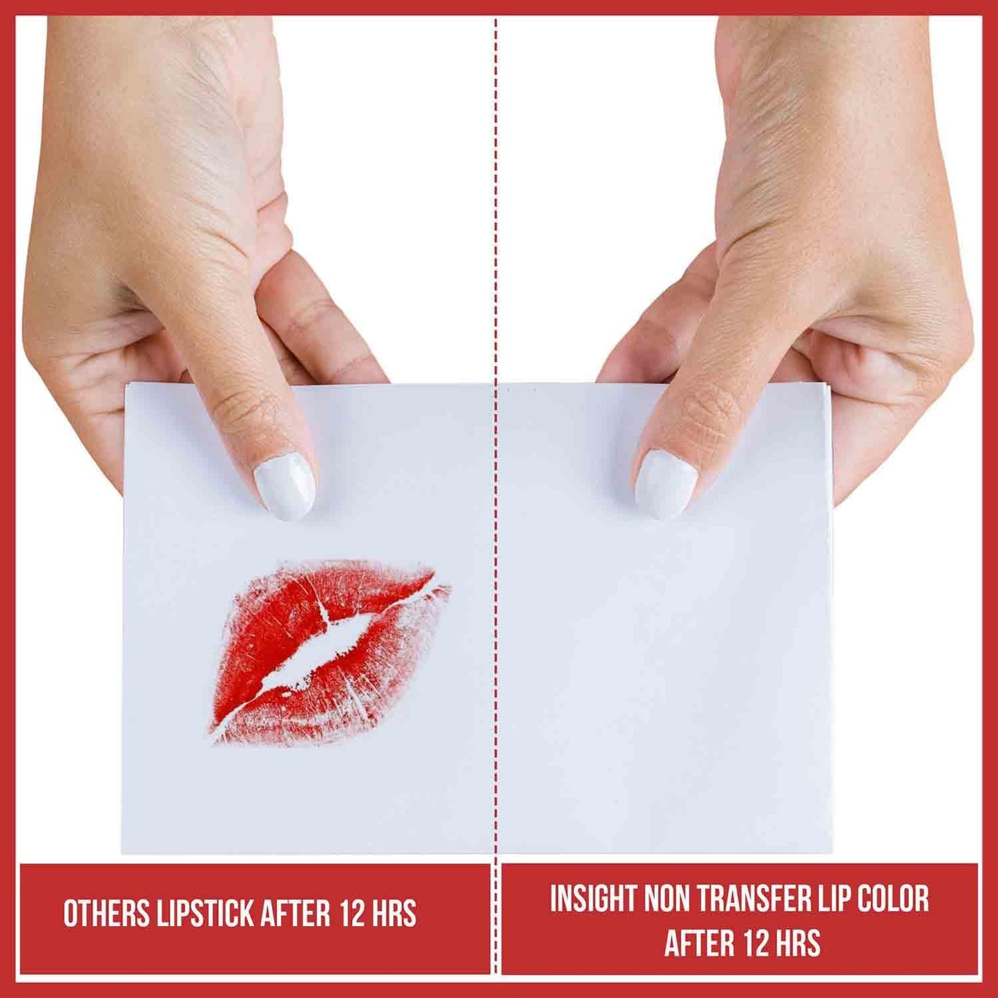 INSIGHT Non Transfer Lip Color - Molten Pink | Waterproof| Matte Finish| Transfer & Smudge Proof| Lightweight| 12 Hr Wear| Highly Pigmented 4 ml