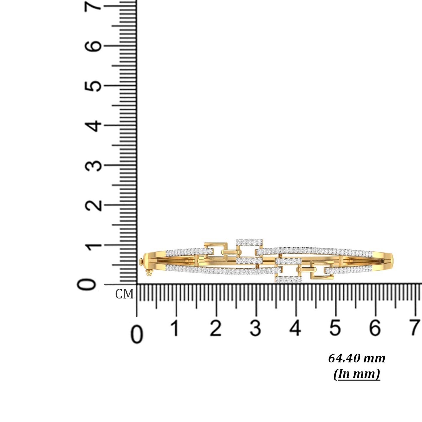 PC Jeweller 14k (585) Yellow Gold and Solitaire Bracelet for Women