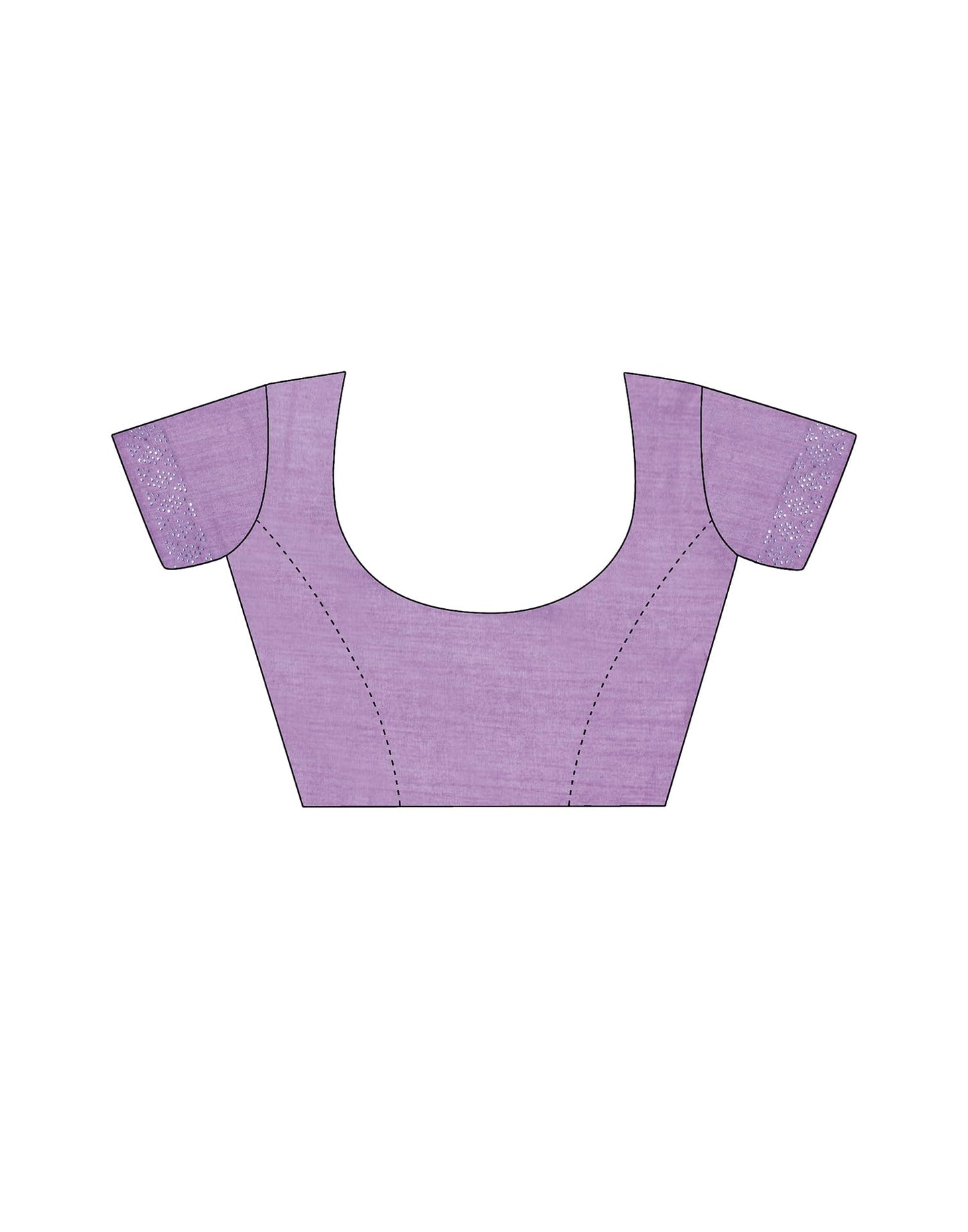 SIRIL Women's Chiffon Hot Fixing Saree With Unstitched Blouse Piece (3397S243_Light Pink)