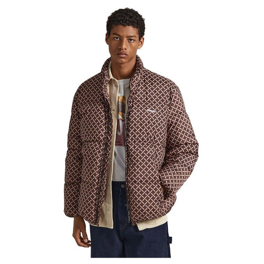 Pepe Jeans Men's A-Line Coat (PM402828_Trail Brown