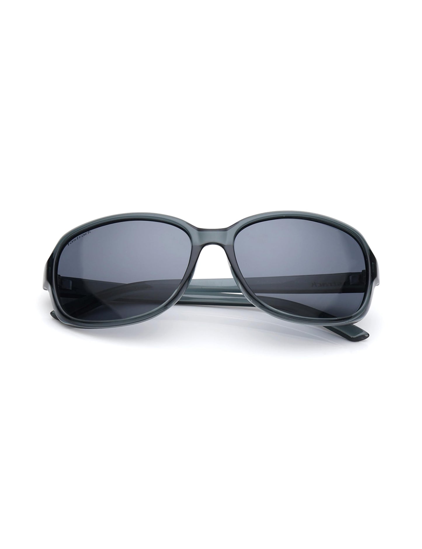 Fastrack Black Colored Bugeye Shaped Plastic Frame Polarized Sunglasses for Women