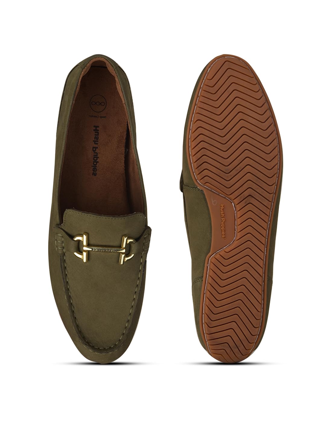 Hush Puppies Women's Casual Loafer - Comfortable, Stylish Everyday Footwear with Soft Cushioned Insole and Durable Sole Green