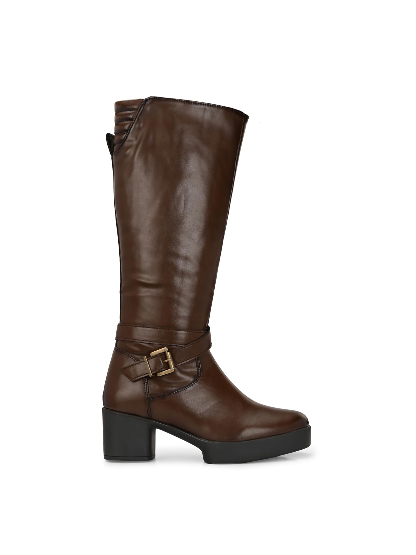Delize Brown Women Knee ankle boots 66370-40