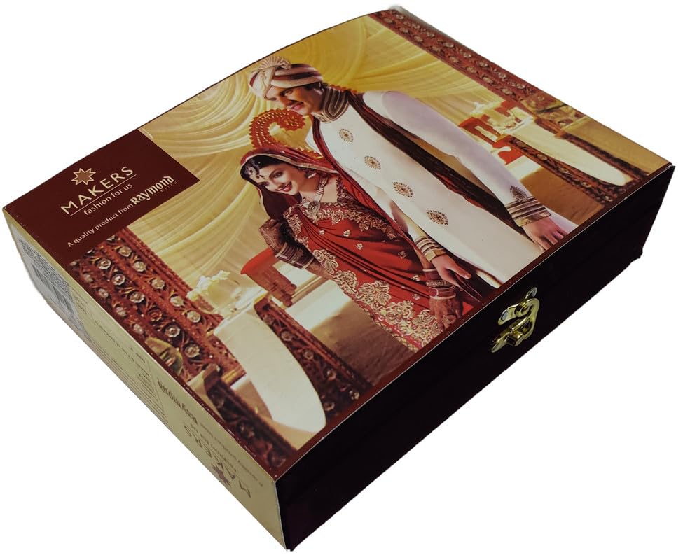 Raymond Fabrics Men's Cotton Shirt and Trouser Unstitched Fabric Set - Velvet Gift Pack (Multicolour_Free Size) 16