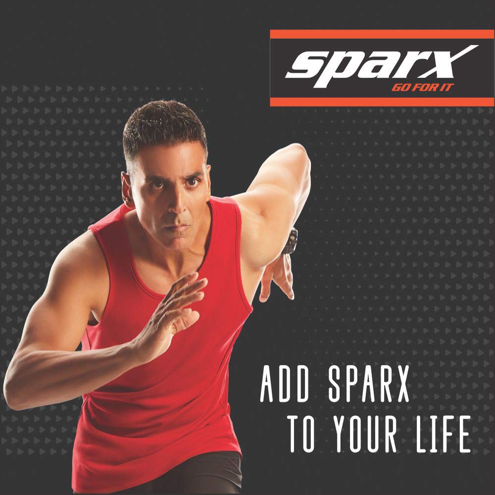SPARX Men's SX0379S Black Red Running Shoes 11 (SX0379SBKRD0011)