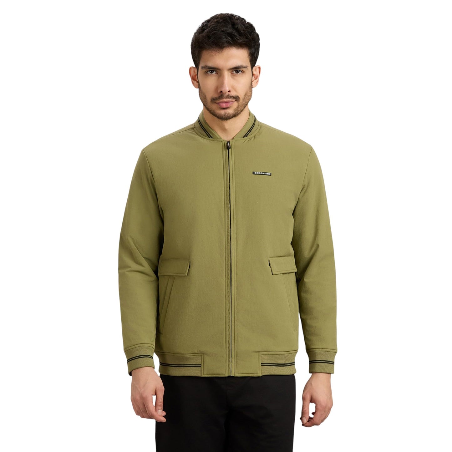 Skechers Men's A-Line Coat (JA0095ID_Brown/SAGE