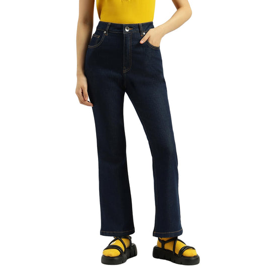 United Colors of Benetton Women's Boot-Leg Jeans (25A4ST5E9787I901_Blue