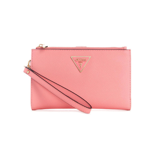 Guess Women's Pink Solid Wallet| Ladies Purse Handbags | Gift For Ladies