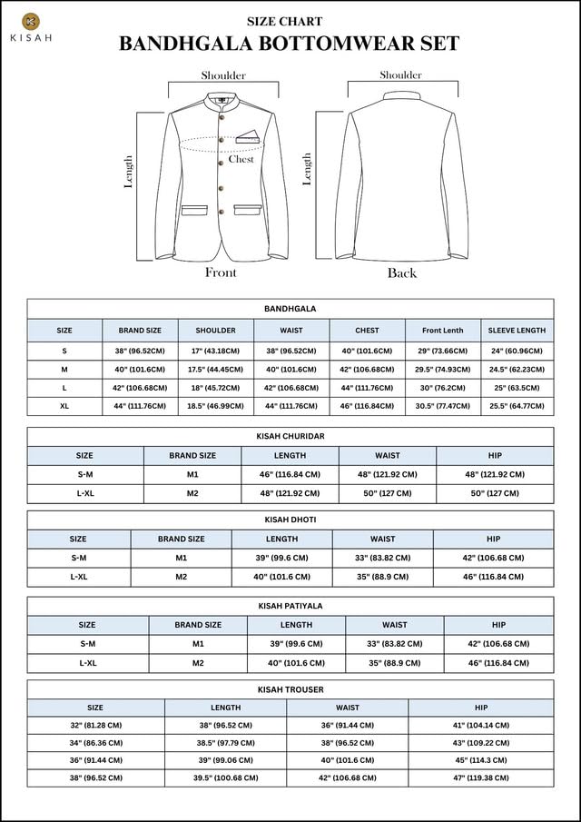 KISAH Mens Jodhpuri Bandhgala Trouser Set Silk Blend Jacquard, Ethnic Wear for Men, Maroon, 40