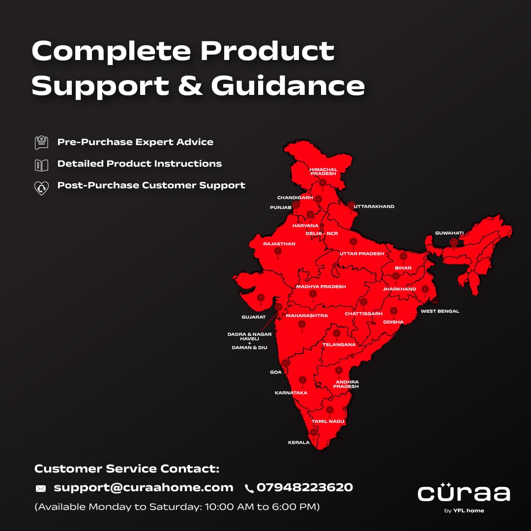 Cüraa by YFL home BlendLab Mixer Grinder for kitchen – 3 Jars | 100% Copper Motor | Stainless Steel Jar for Spice Grinding & Chutneys | Compact Smoothie Blender | Smoothies Maker | 2 Year Warranty