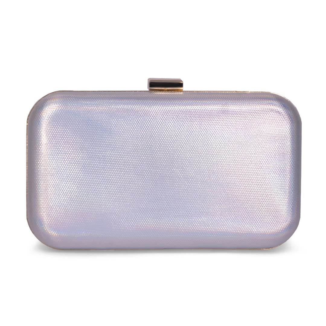 Modern Myth Light Wave Holographic Modern Party Clutch for Women