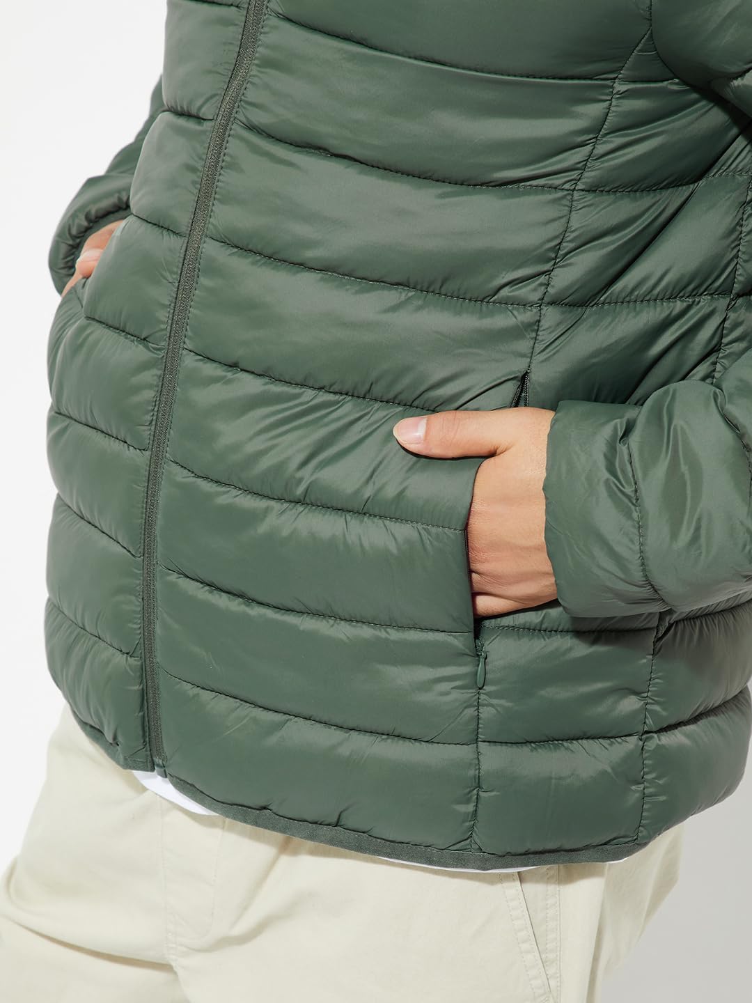 Max URB_N Men Packable Puffer Jacket (Green_L)