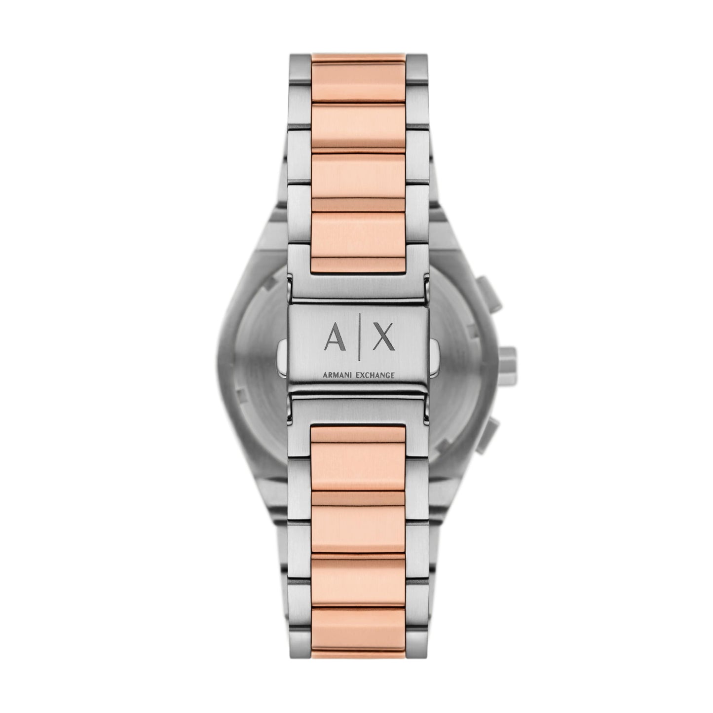 Armani Exchange Stainless Steel Analog Black Dial Men's Watch-Ax4181, Band Color:Multicolor