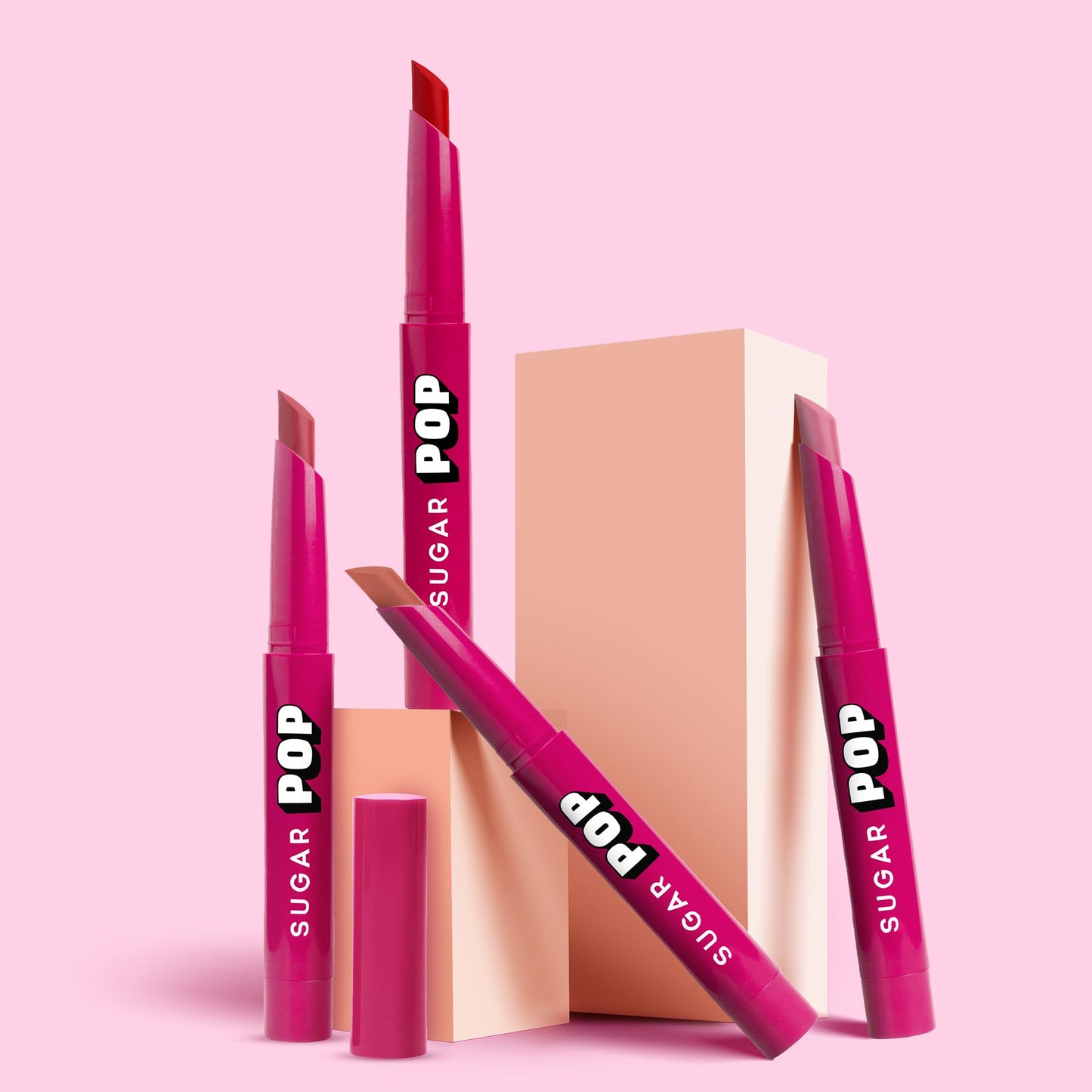 SUGAR POP Kissproof Lipstick 02 Sweet Pea | Transferproof | Long Lasting & Super Pigmented | 2.2 gm