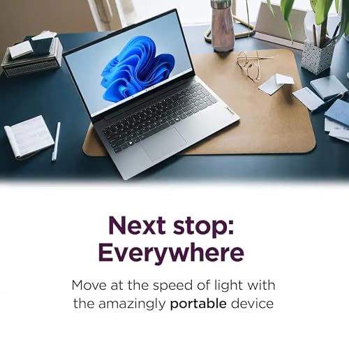Lenovo IdeaPad Slim 3i 15.6" AI Laptop for Students & College, Intel N150（up to 3.6GHz，Beat i3）, 8GB RAM 128GB UFS, Copilot AI, FHD Display, Win 11 Home, Wi-Fi 6, Webcam, for Study & Home Office