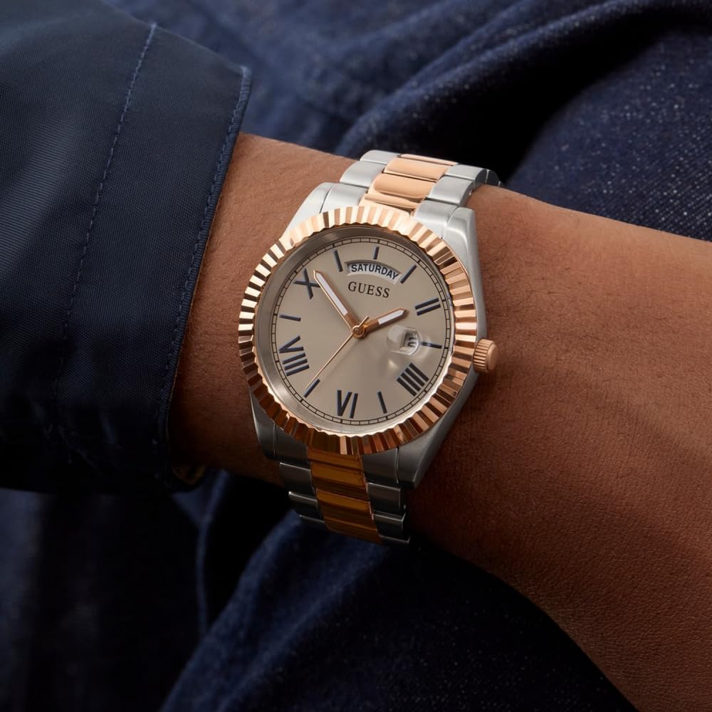 GUESS Connoisseur Grey Round Dial Analog Men's Watch - GW0265G13