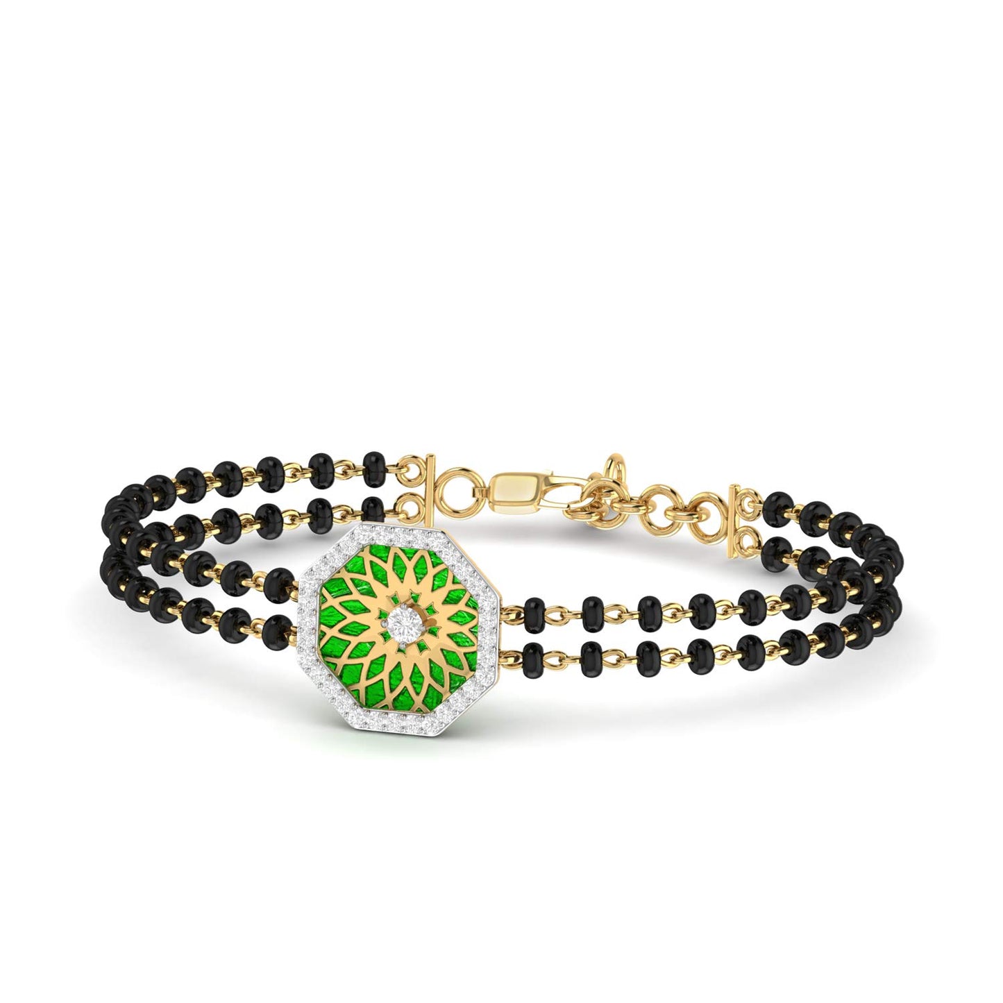 PC Jeweller 18k (750) Yellow Gold and Solitaire Bracelet for Women