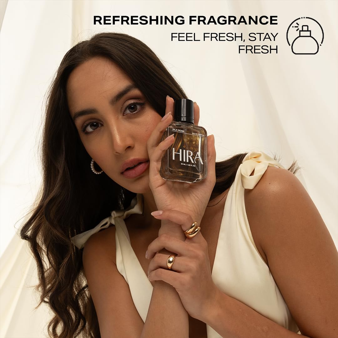 HIRA Discovery Set for Women, 4 x 10ml Premium Fragrances, Summer Afternoon, Wine Tastings, Love Letters, Red Flag