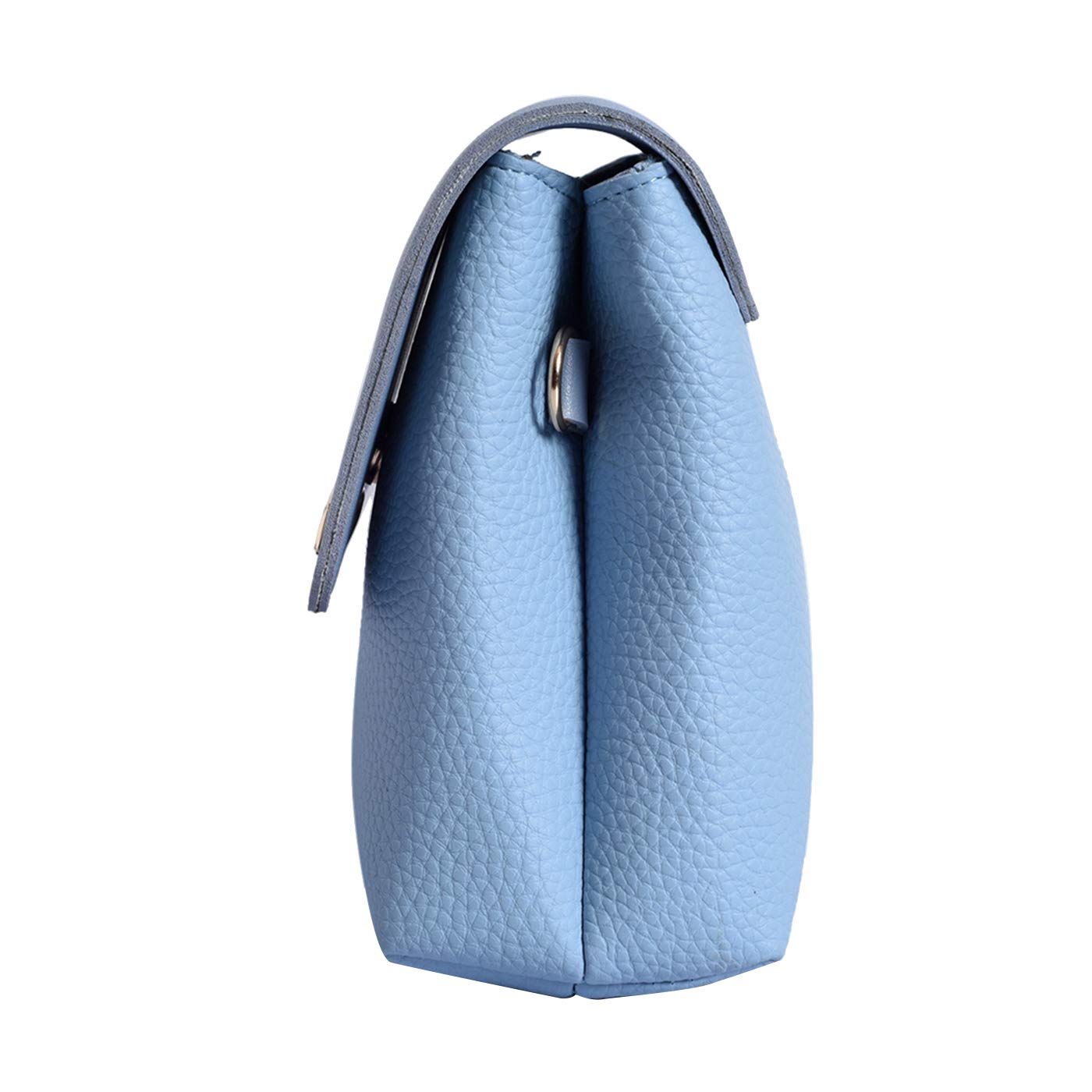 Lino Perros Lavender Faux Leather Sling Bag (BLUE)