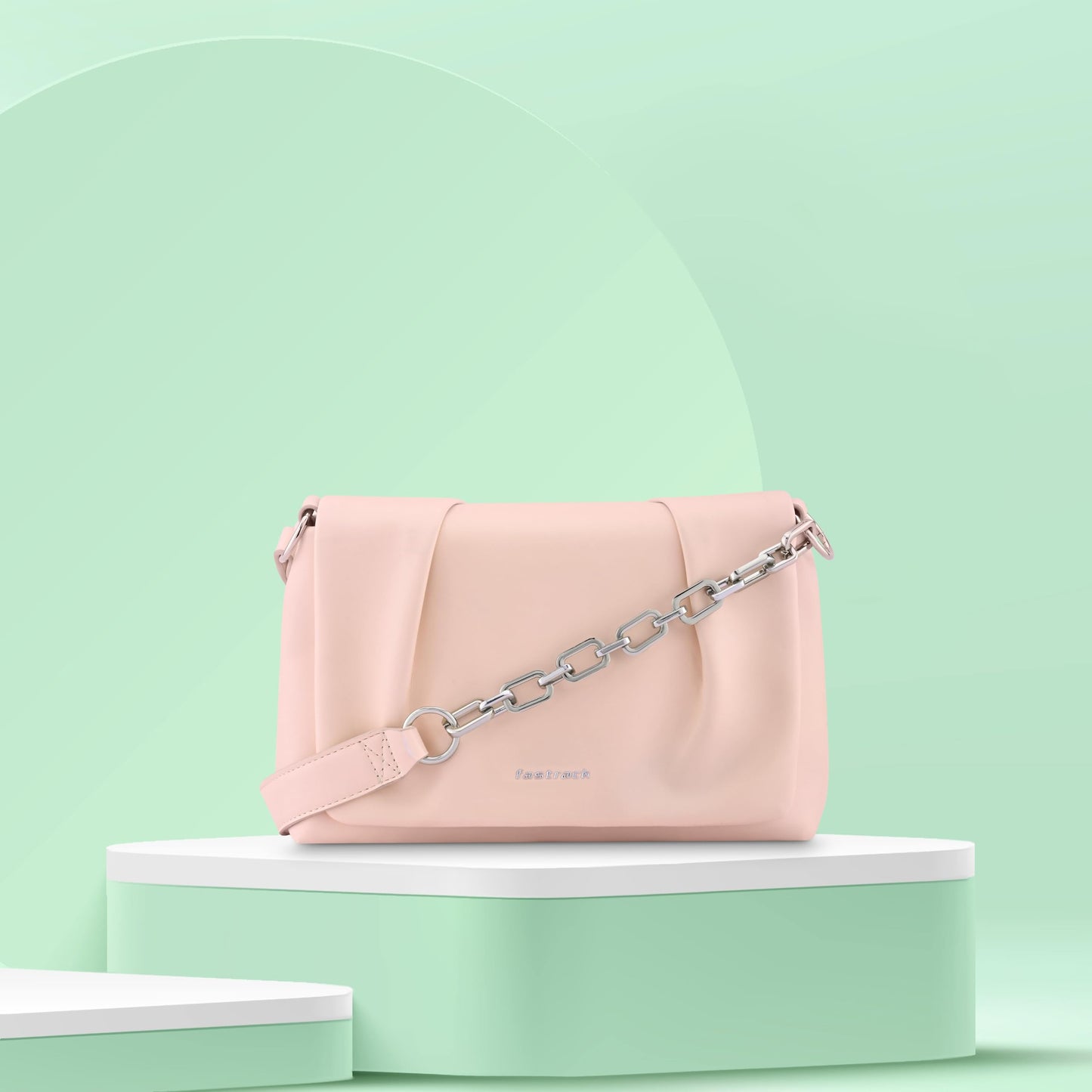 Fastrack Party Shoulder Bag for Girls | Faux-Leather Women's Handbags| Ladies Purse Handbag | Shoulder Bag for Casual Carry