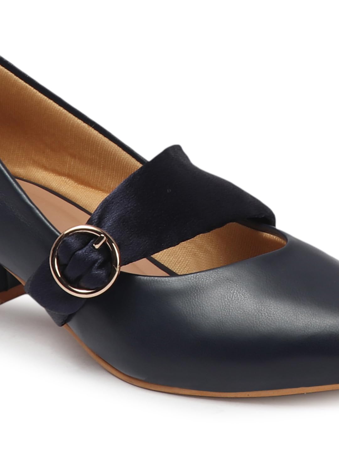 Carlton London Women Shoes,Navy Blue,UK-5