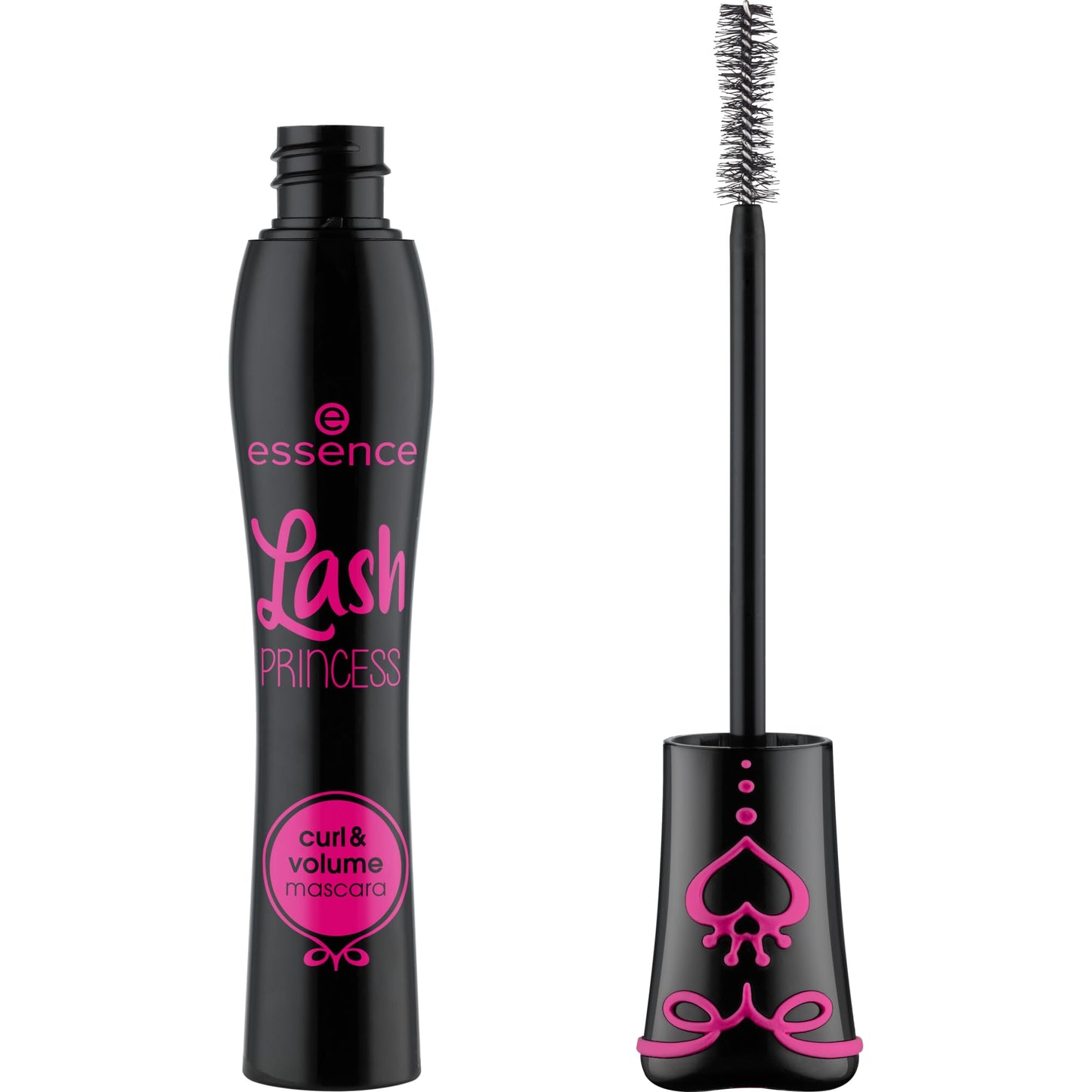 essence Lash PRINCESS curl & volume mascara, volumizing, curling, instant result, intensive (12ml)