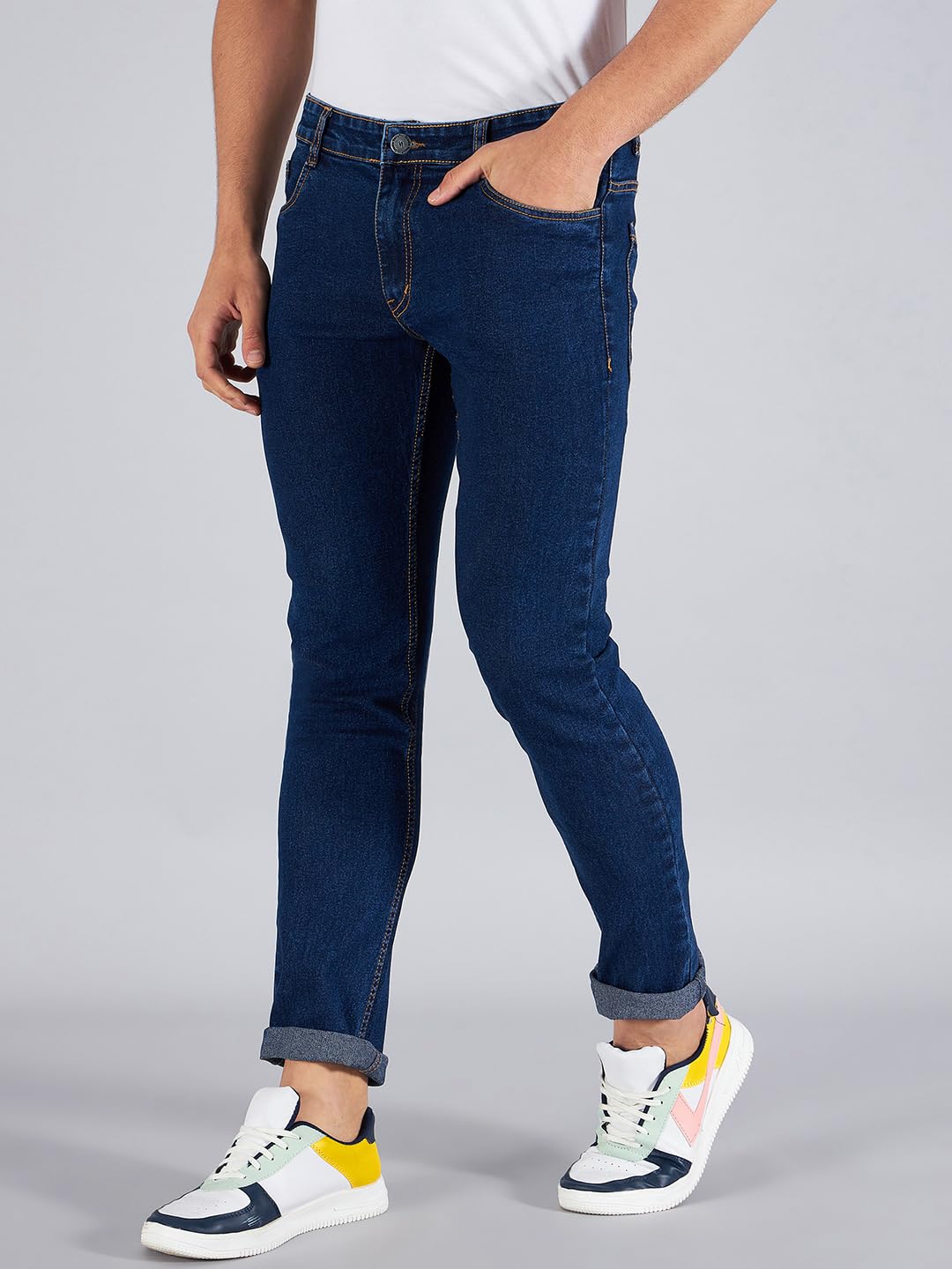 STUDIO NEXX Slim Fit Dark Cloud Jeans -VISTA11_DARKCLOUD_40