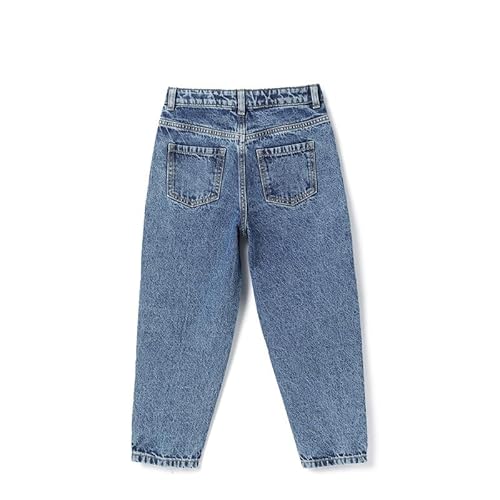 United Colors of Benetton Baggy Fit Solid Mid Rise Jeans Blue
