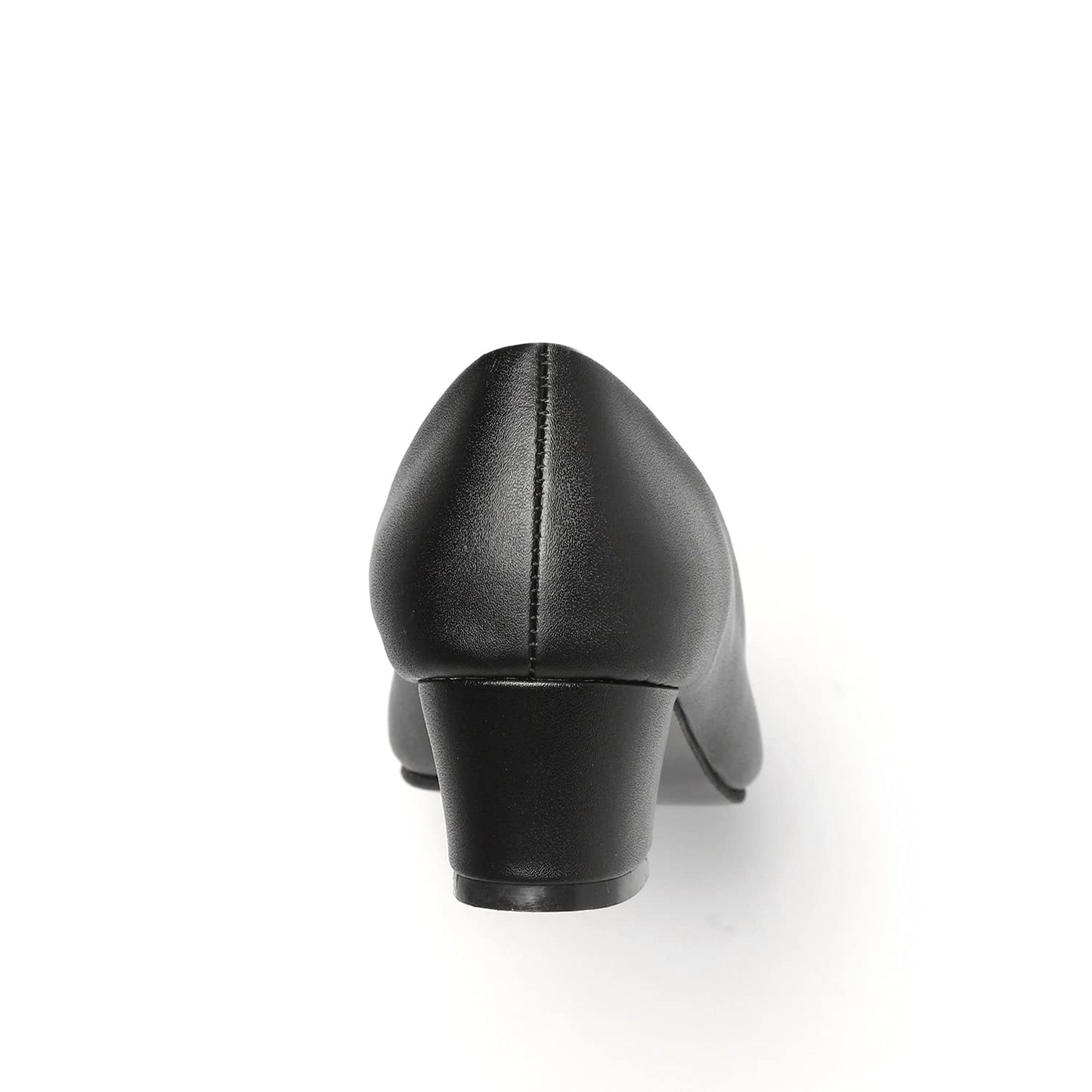 Marc Loire Women's Black Block Heel Pump Shoes Pointy Toe Stilettos, 6 UK