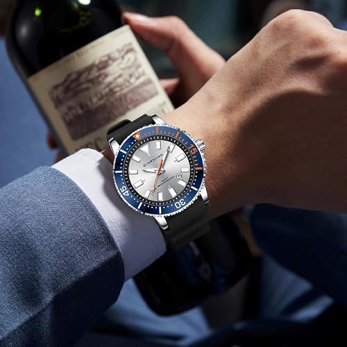 Giordano Analog Wrist Watch for Men Stylish Silicon Strap with Water Resistant 3 Hand Mechanism for Men and Boys to Compliment Your Look/Ideal Gift for Male - GZ-50103