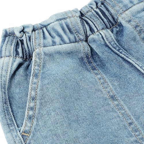 United Colors of Benetton Girl's Wide Leg Jeans (25A4DENCG180I901_Blue