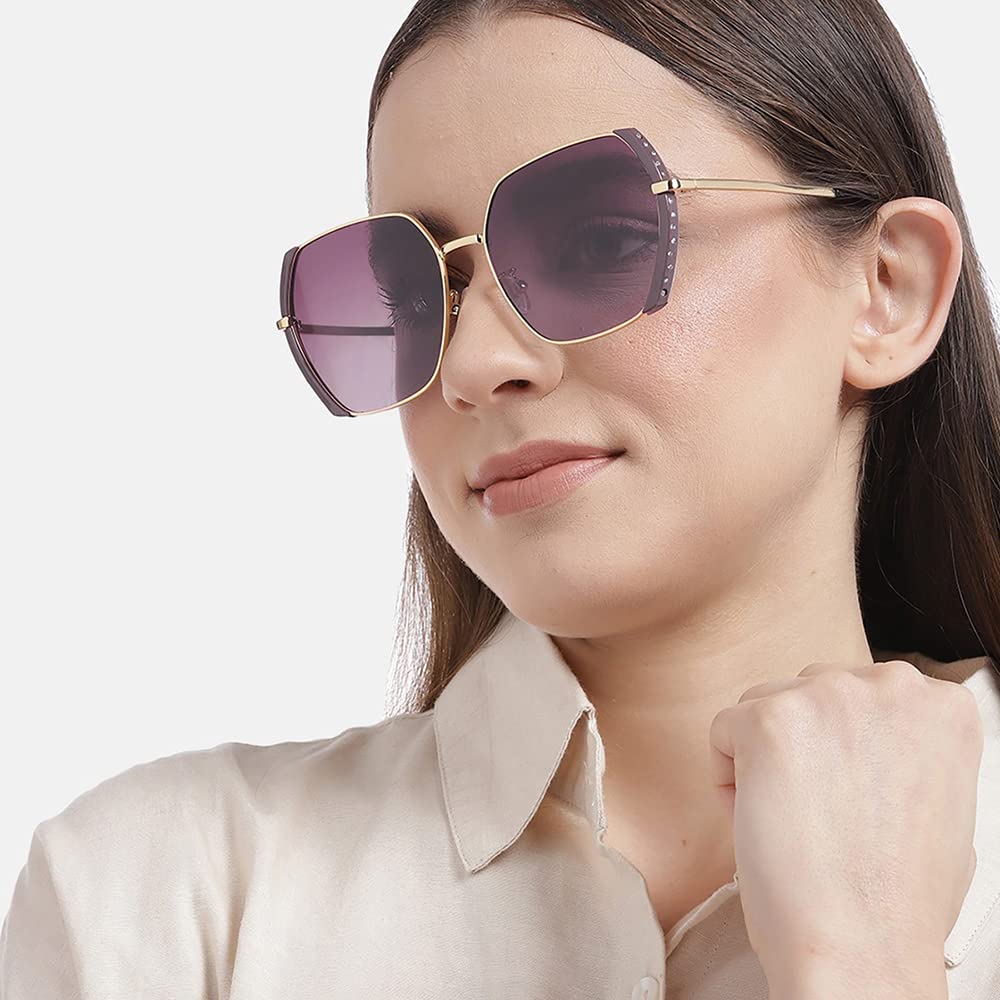 Carlton London Women Oversized Sunglasses With UV Protected Lens