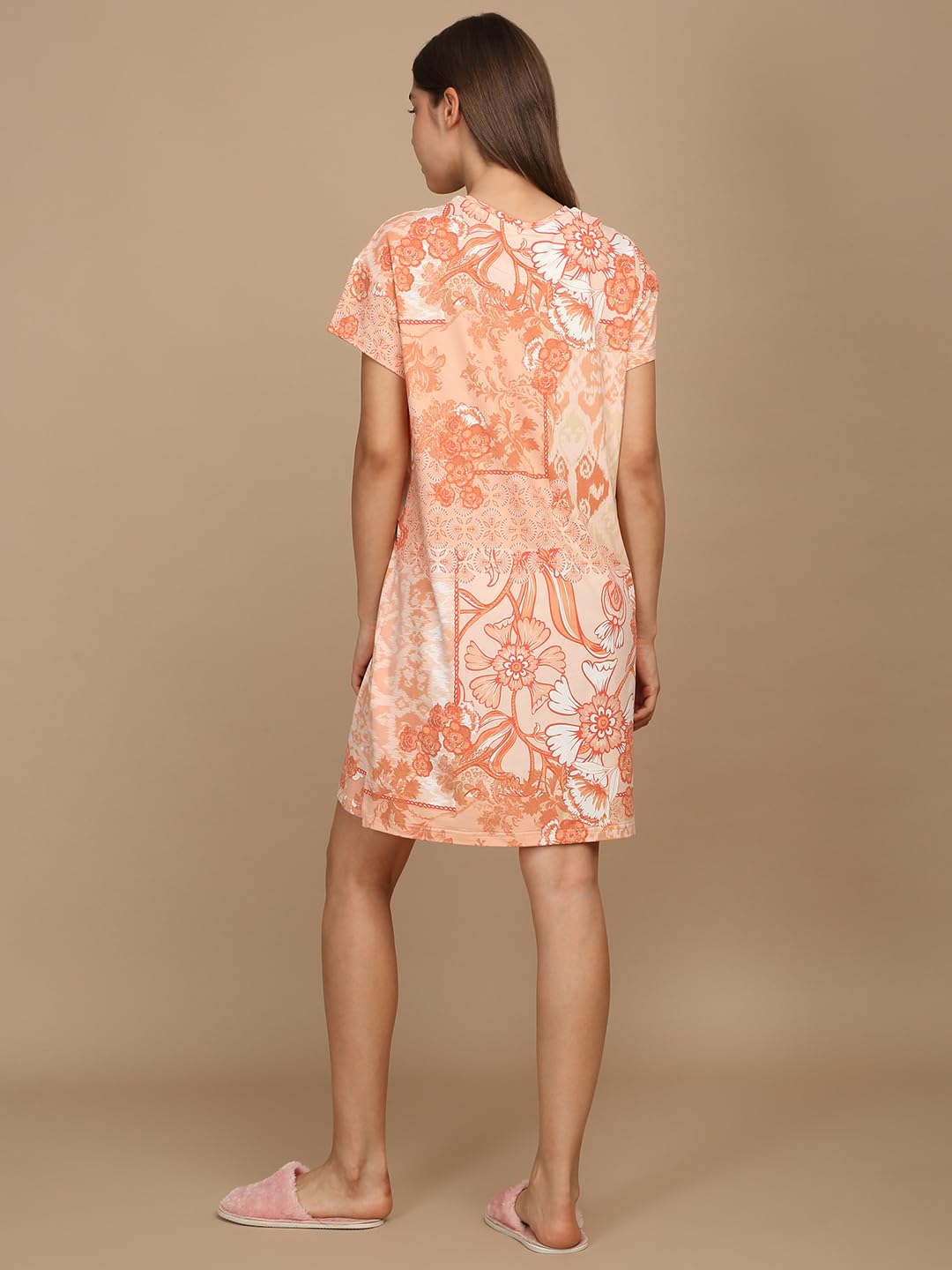 Sweet Dreams Women Printed Night Dress