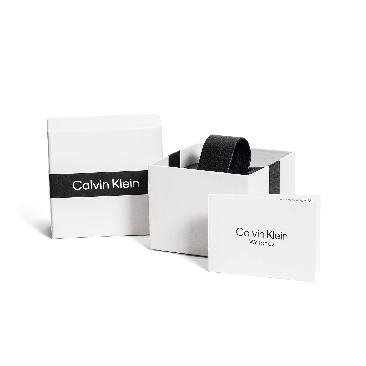 Calvin Klein Ck Impressive Qtz Multifunction Black Round Dial Men's Watch|Stainless Steel Material|Multi Color Band - 25200295