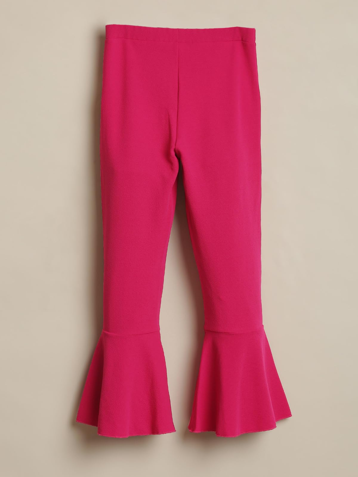Allen Solly Girls Pink Textured Trousers