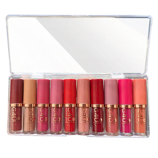 G4U Matte Lipstick for Women | Long Stay & Non-Transfer | Velvet Finish | Enriched with Vitamin E | Perfect for Daily & Party