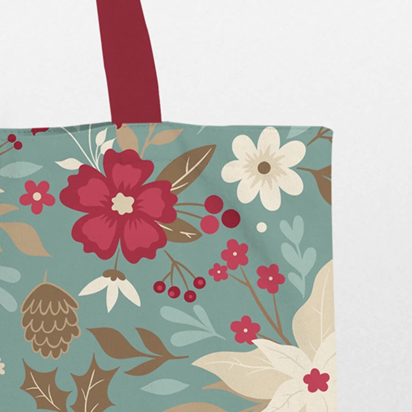 Purple Tree Canvas Tote - 1 Pc, Women's Printed Canvas Tote, Stylish Bags