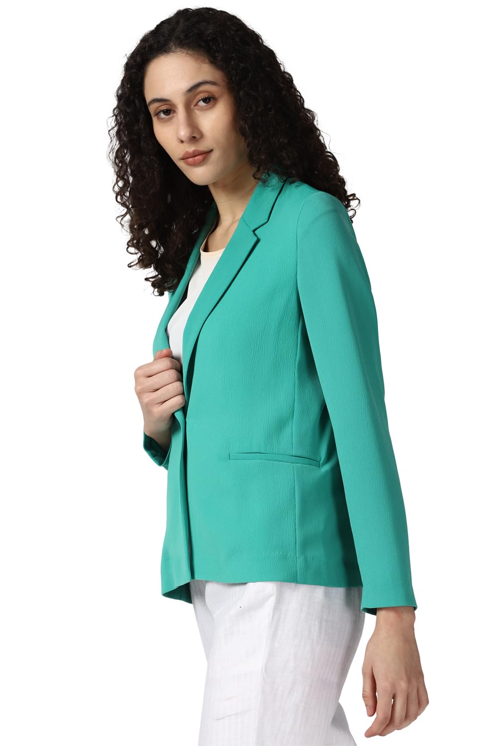 Van Heusen Women's Blazer (VWBZFRGB999137_Green