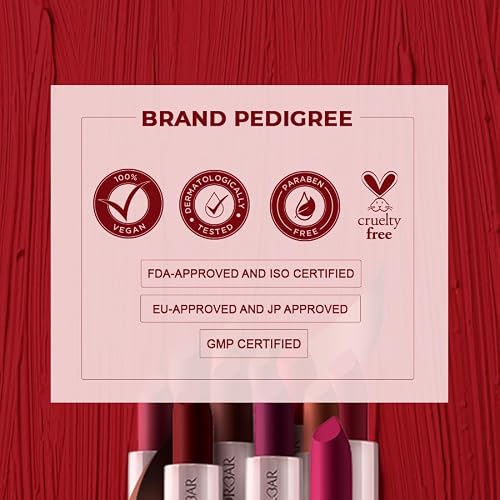 Colorbar Take Me As I Am Vegan Matte Lipstick Marked-008 (Pack of 2)