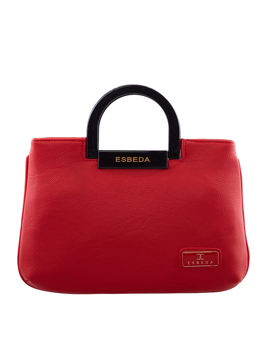 ESBEDA Red color Solid PU Synthetic Handbag For Women