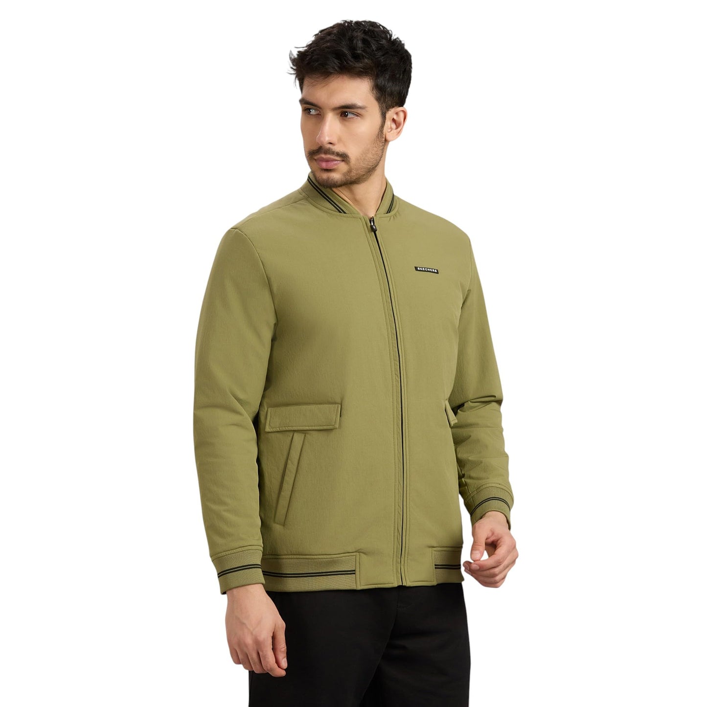 Skechers Men's A-Line Coat (JA0095ID_Brown/SAGE