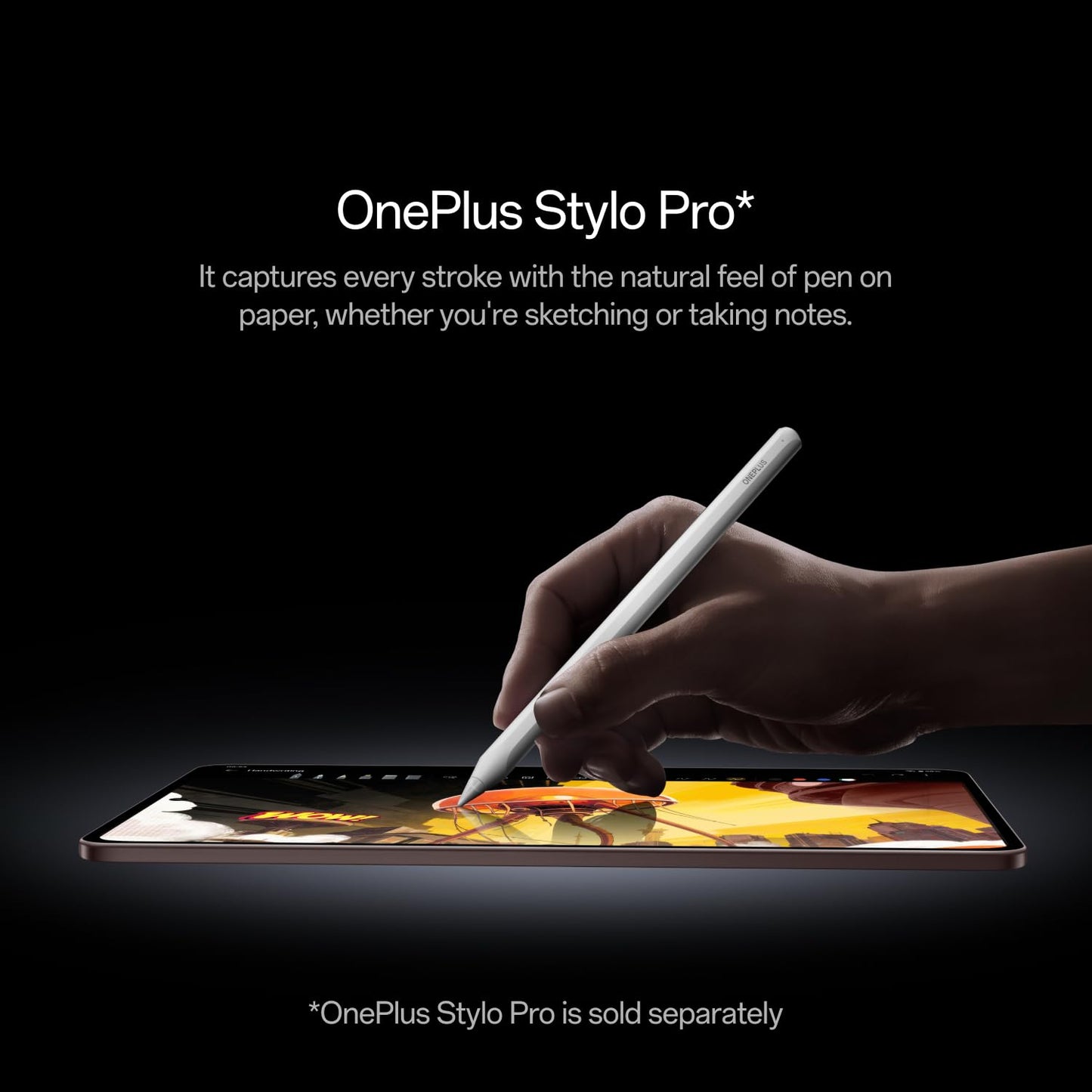 OnePlus Pad 4, Snapdragon® 8 Elite Gen 5 Platform, 33.53cm 13.2" 3.4K Screen, 144Hz Adaptive, 8 Speakers, AI Powered, PC-Level Productivity, 13,380 mAh Battery, 8GB + 256GB, WiFi,Dune Glow