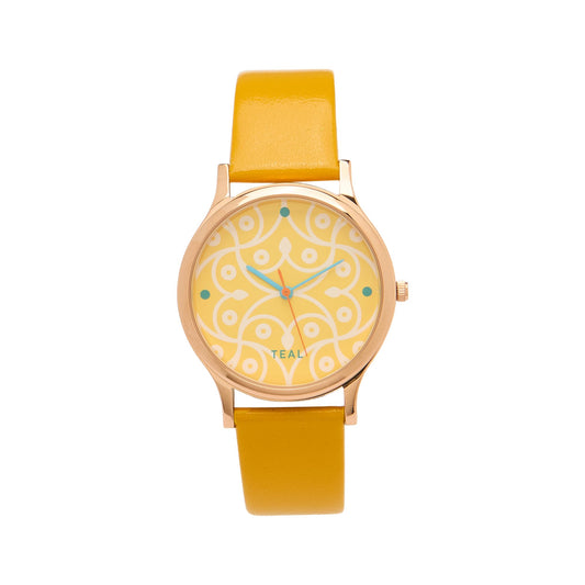 TEAL BY CHUMBAK Round Dial Analog Hand Watch for Women, Gifts for Women/Girls/Ladies, Stylish Fashion Watch for Casual/Work