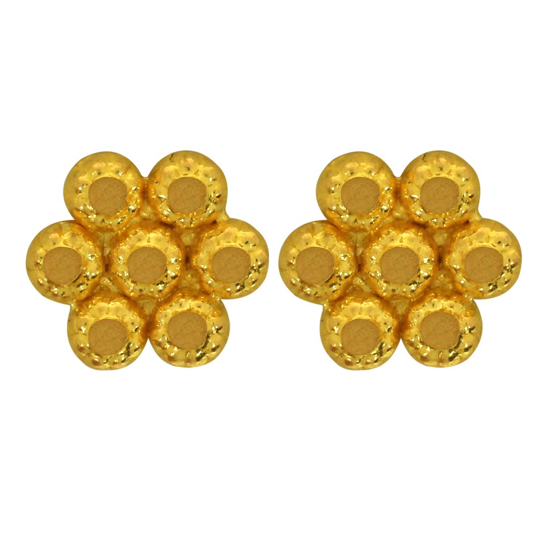 Joyalukkas 22KT (916) Yellow Gold Stud Earrings for Women (BN11203264)
