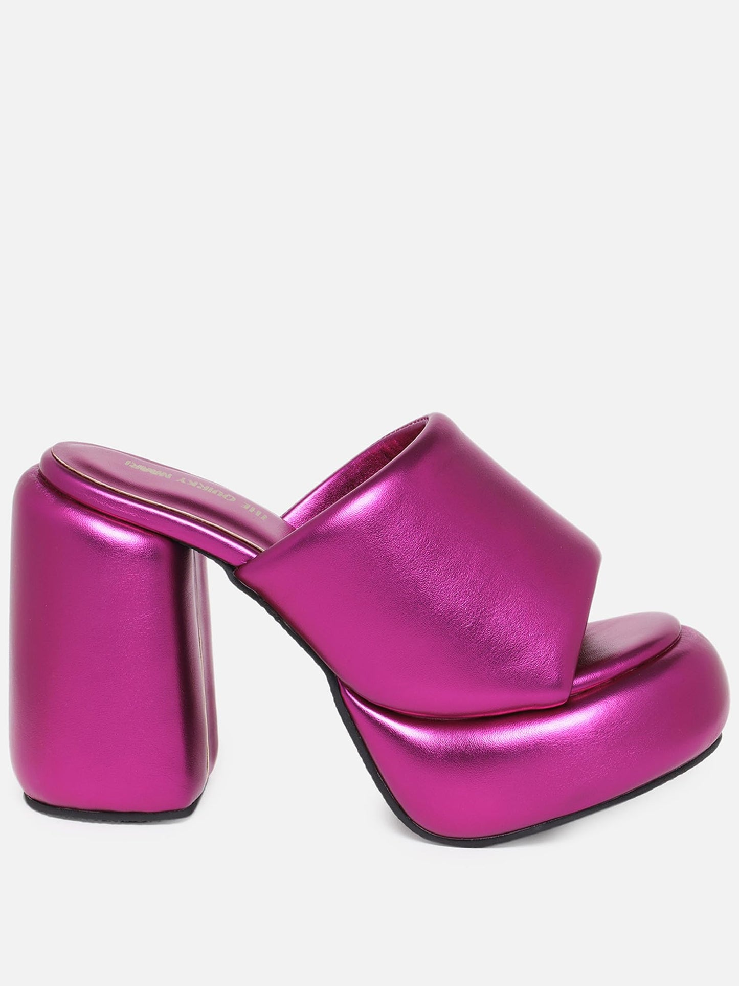 THE QUIRKY NAARI Metallic Chunks - Fuchsia in Trendy Bright Color | Metallic