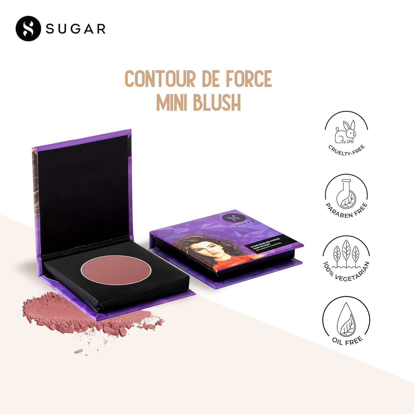 SUGAR Cosmetics Makeup Kit for Women | Gift Set for Women | Kajal, Lipstick, Lipblam & Blush | Combo of 4
