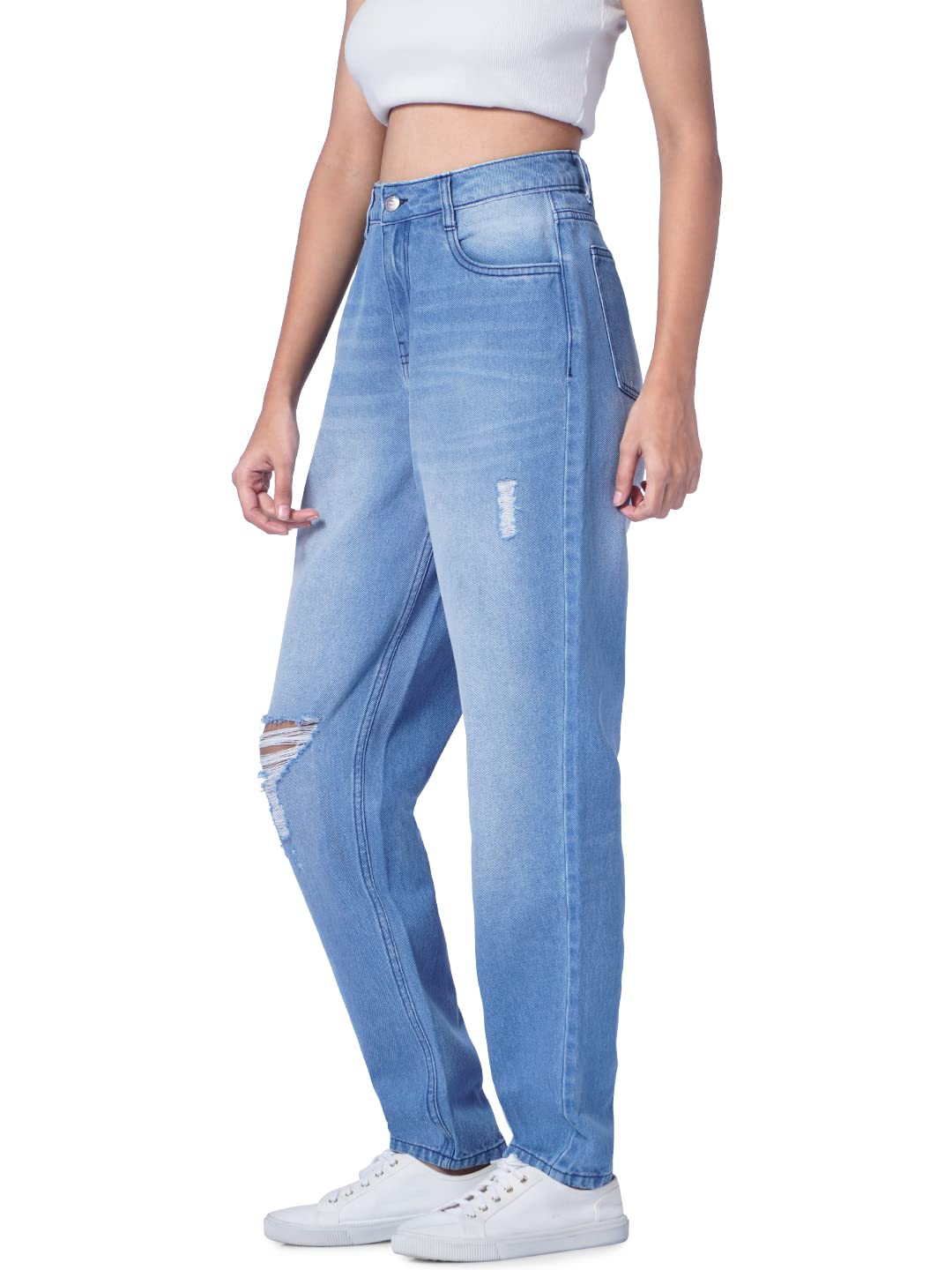 ONLY Boyfriend Fit Jeans (15297546_Light Blue Denim_34)