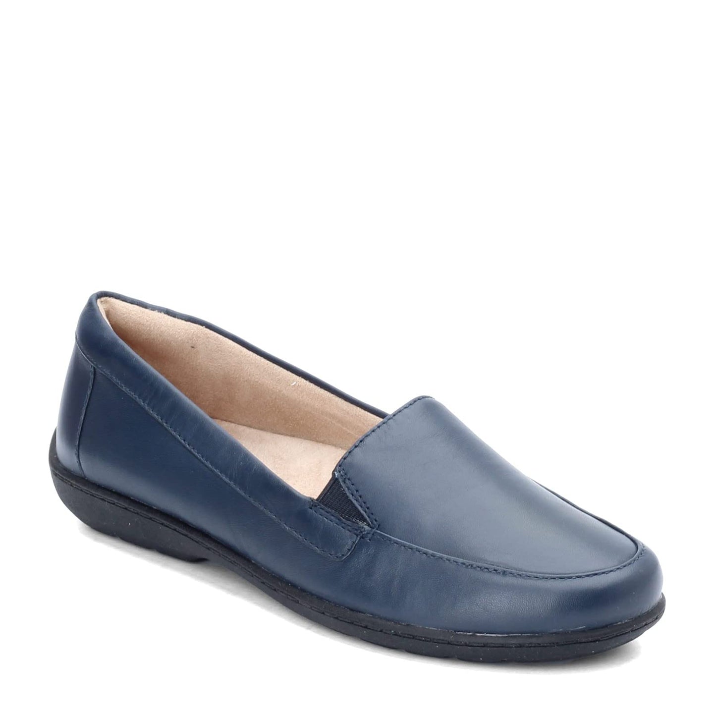 Women's Natural Soul, Kacy Slip-On, Navy Leather, 9 Wide