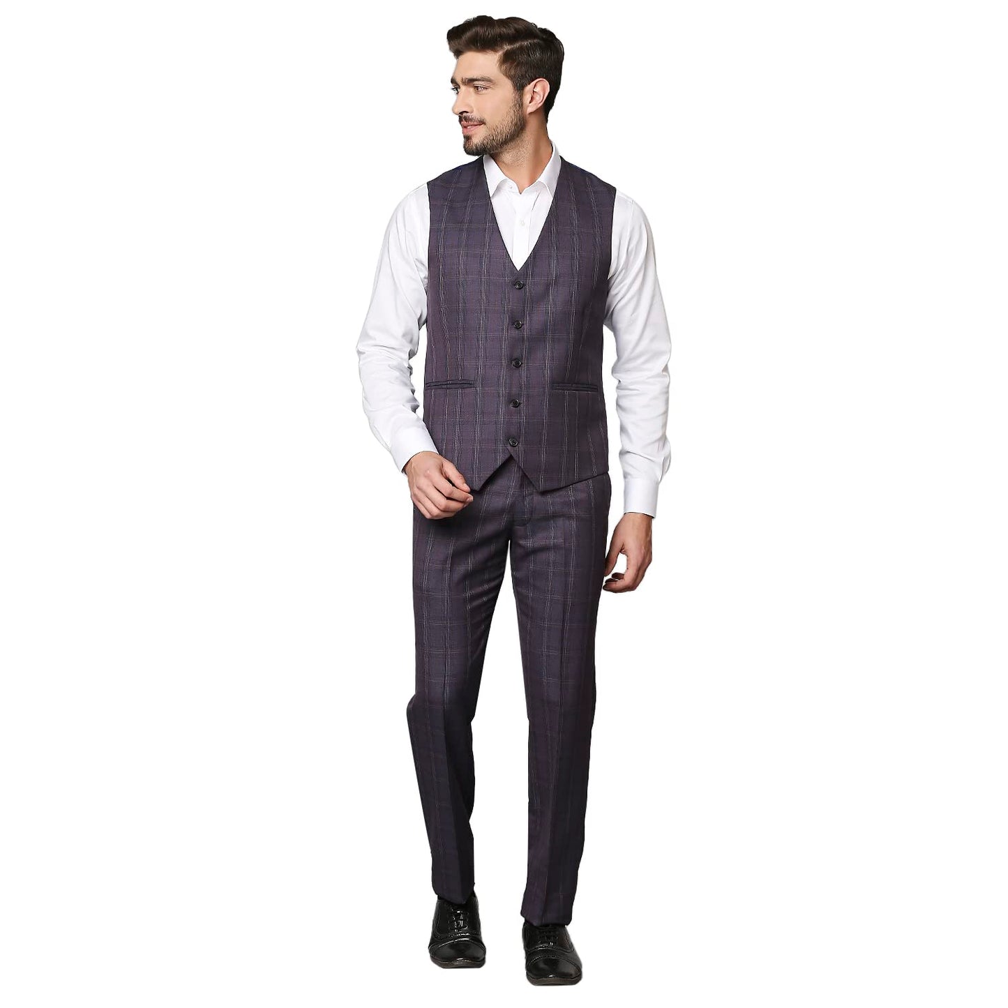 Raymond Dark Violet Suit (Size: 42)-RMDH02085-V8